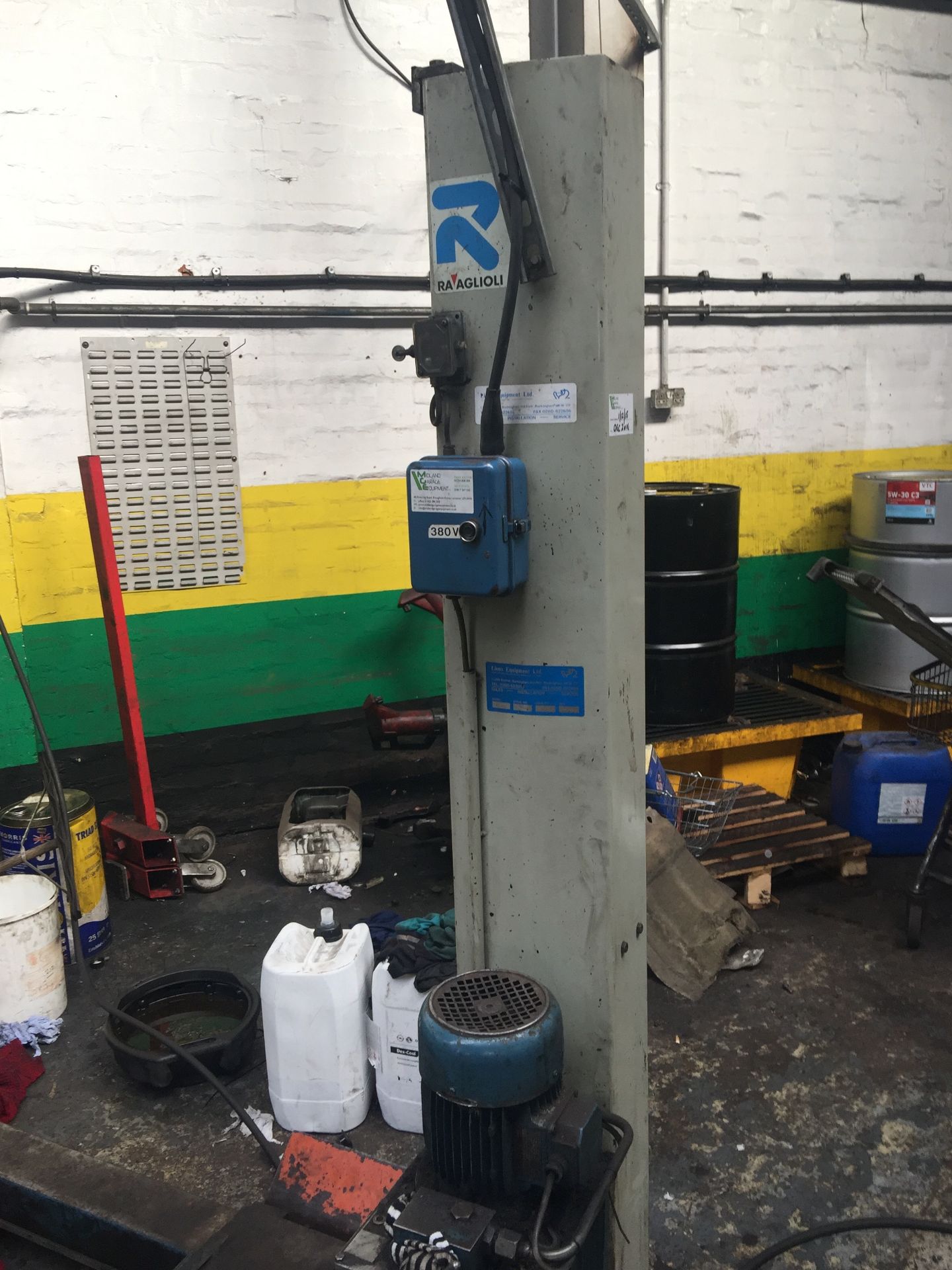 Ravaglioli KP142 4 Post Lift 3200kg 1992 - new cables fitted 2yrs ago LEIC - Image 2 of 4
