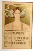 Glenny, Alice Russel (1858 Detroit - 1924), Plakat für "Womens Edition Buffalo Courier", 1895,