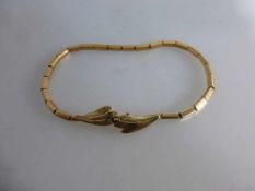 Armband, Gelbgold 750, l. 20,5cm, 11,1g.