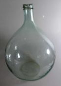 Glasballon Flasche, Klarglas, Füllmenge 10 Liter, h. 40cm