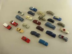 Sammlung Wiking Modellautos, 2.H.20.Jh., PKW, u.a. VW Käfer, BMW 328, Opel Kapitän, Citroen,