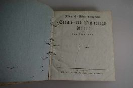 Königlich Württembergisches Staats- und Regierungsblatt vom Jahr 1811, Stuttgart, August Friedrich