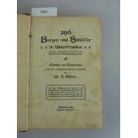 Buch "296 Burgen und Schlösser in Unterfranken", Dr. A. Heßler, Würzburg 1909, 238 Seiten,