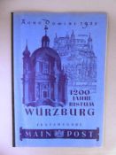 Festausgabe Main Post 1952, 1200 Jahre Bistum Würzburg, min. Einrisse, 63 Seiten, gute Erhaltung
