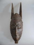 Maske der Senufo - Elfenbeinküste/Mali/Burkina Faso, Stamm der Senufo, Holz geschnitzt, das