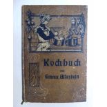 Bürgerliches Kochbuch, Emma Allestein, Kanitz Verlag Gera 1905, dek. Leineneinband, 656 Seiten
