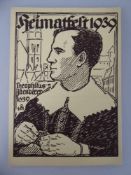 Propaganda Postkarte, sog. 3.Reich, Heimatfest Pirna 1939, auf das Schwedenjahr, Abb. Theophilus