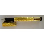 Füller - Safety Pen - vergoldetes Gehäuse, l. 12cm