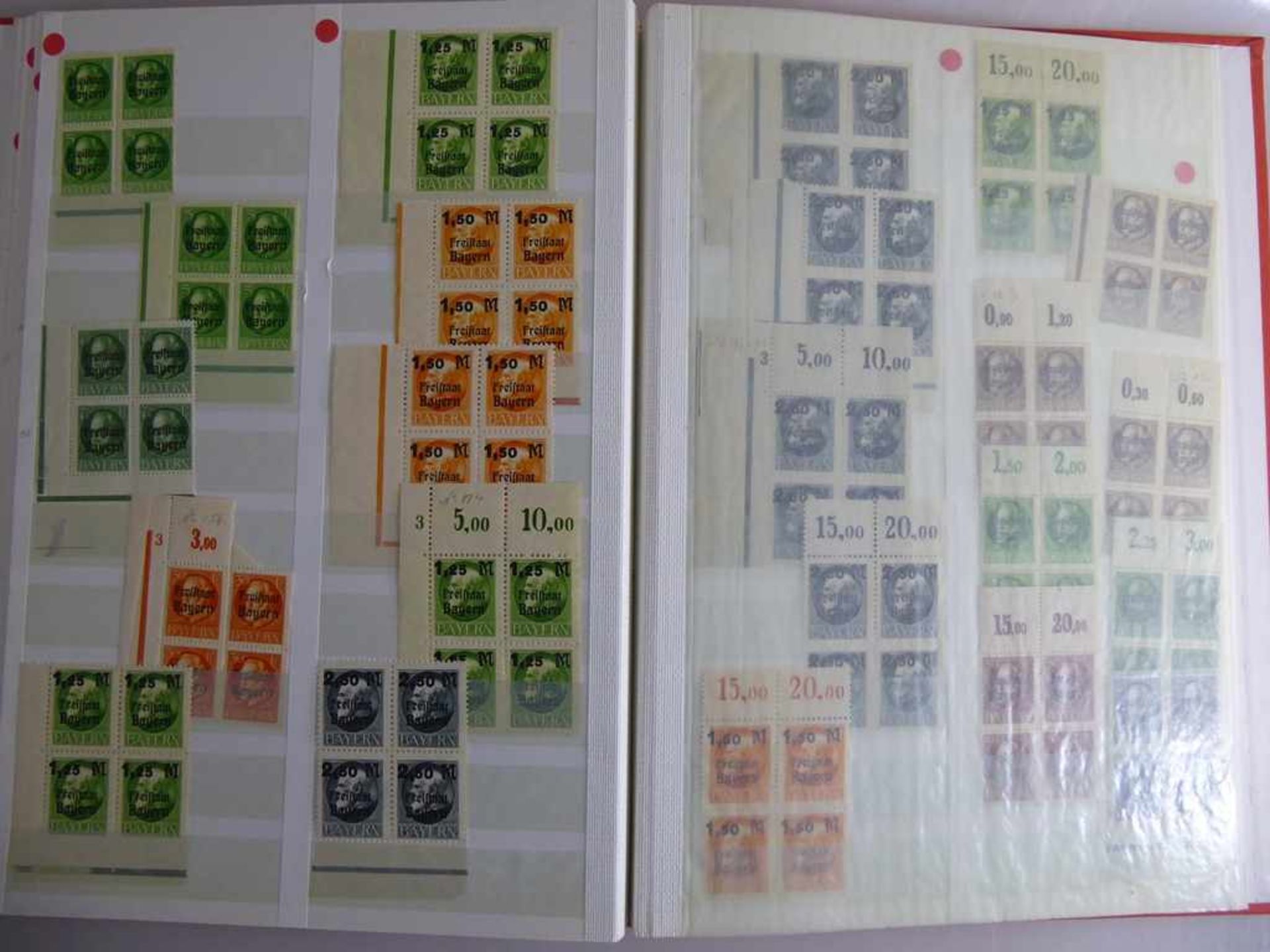 Briefmarken - umfangreiche Sammlung Altdeutsche Staaten und Deutsches Reich u.a., insg. 12 Alben ( - Image 2 of 4