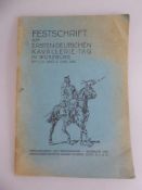 Seltene Festschrift zum Ersten Deutschen Kavallerie-Tag in Würzburg 1929, 67 Seiten