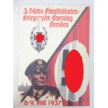 Propaganda Postkarte, sog. 3.Reich, Organisationen, 3. Sächsischer Frontsoldaten-Kriegsopfer