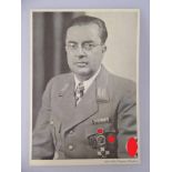 Propaganda Postkarte, sog. 3.Reich, Persönlichkeiten, Gauleiter Mainfranken Dr. Otto Hellmuth,