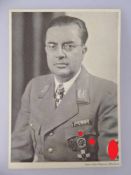 Propaganda Postkarte, sog. 3.Reich, Persönlichkeiten, Gauleiter Mainfranken Dr. Otto Hellmuth,