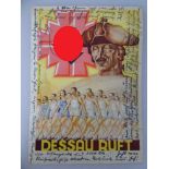 Propaganda Postkarte, sog. 3.Reich, Organisationen, NSDAP, Gaufest Dessau 1935, gelaufen, SST, RRR!