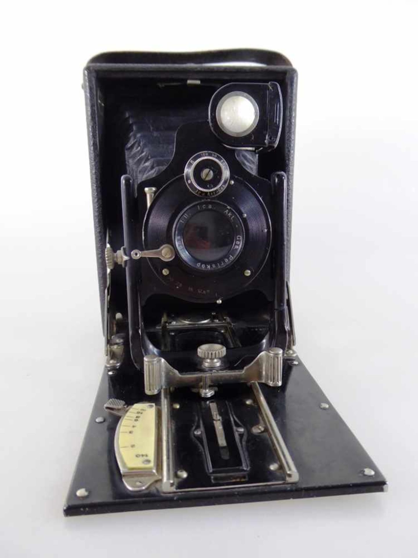 Plattenkamera IKA "Teddy 146", Periskop Alpha, 15,5cm x 11,5cm, Ivens & Co., Niederlande
