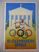 Propaganda Postkarte, sog. 3.Reich, Olympiade Berlin 1936, ungelaufen, SST