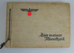 Fotoalbum "Aus meiner Dienstzeit", sog. 3.Reich, 100 private Fotografien eines Soldaten, 1939/