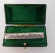 Art Deco Brosche, Theodor Fahrner, Pforzheim, um 1925, Silber 935, Punzierung: "Original Fahrner",