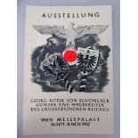 Propaganda Postkarte, sog. 3.Reich, Ausstellung Wien Messepalast 1942, ungelaufen, SST