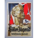 Propaganda Postkarte, sog. 3.Reich, Organisationen, HJ Hitlerjugend - Deutschlands Zukunft, 1933,