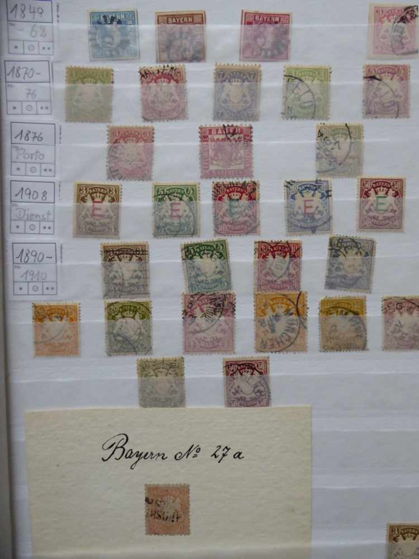 Briefmarken - umfangreiche Sammlung Altdeutsche Staaten und Deutsches Reich u.a., insg. 12 Alben ( - Image 4 of 4