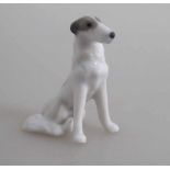 Metzler & Ortloff / Ilmenau, kleiner Porzellanhund "Terrier", h. 4,5cm