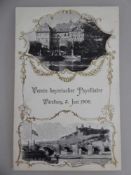 Ansichtskarte Würzburg, "Verein bayerischer Psychiater", gelaufen 1906