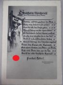 Propaganda Postkarte, sog. 3.Reich, Stahlhelmbund, "Stahlhelm Kernspruch", ungelaufen