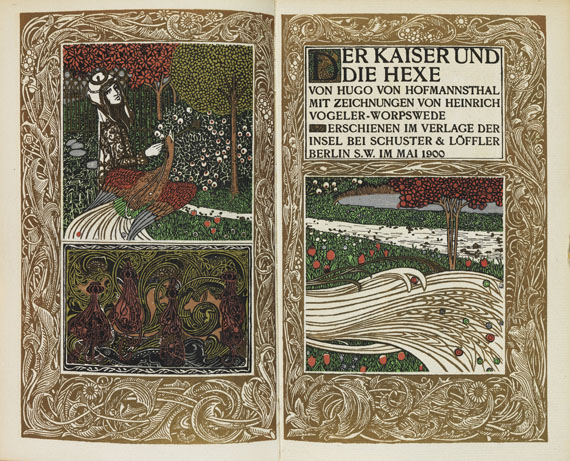 Hugo von Hofmannsthal Der Kaiser und die Hexe. Berlin, Schuster & Löffler 1900. Die erste