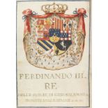 Ferdinand III. von Sizilien (1751-1825) als Ferdinand I. 1815-1825 König beider Sizilien, ferner als