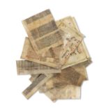 Mittelalterliche Pergamentblätter Ca. 30 Bll. lateinische Handschriften mit liturgischen und