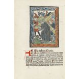 Bertholdus Horologium devotionis. Köln, Johann Landen [um 1498]. Seltene Kölner Ausgabe des