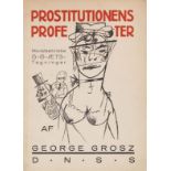 George Grosz Prostitutiones Profeter. Kopenhagen, DNSS (Berlin, Malik) 1924. Eines von nur sehr