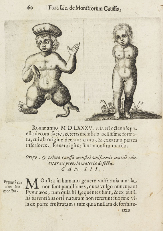 Fortunius Licetus De monstrorum caussis, natura, et differentiis libri duo .. De masculo