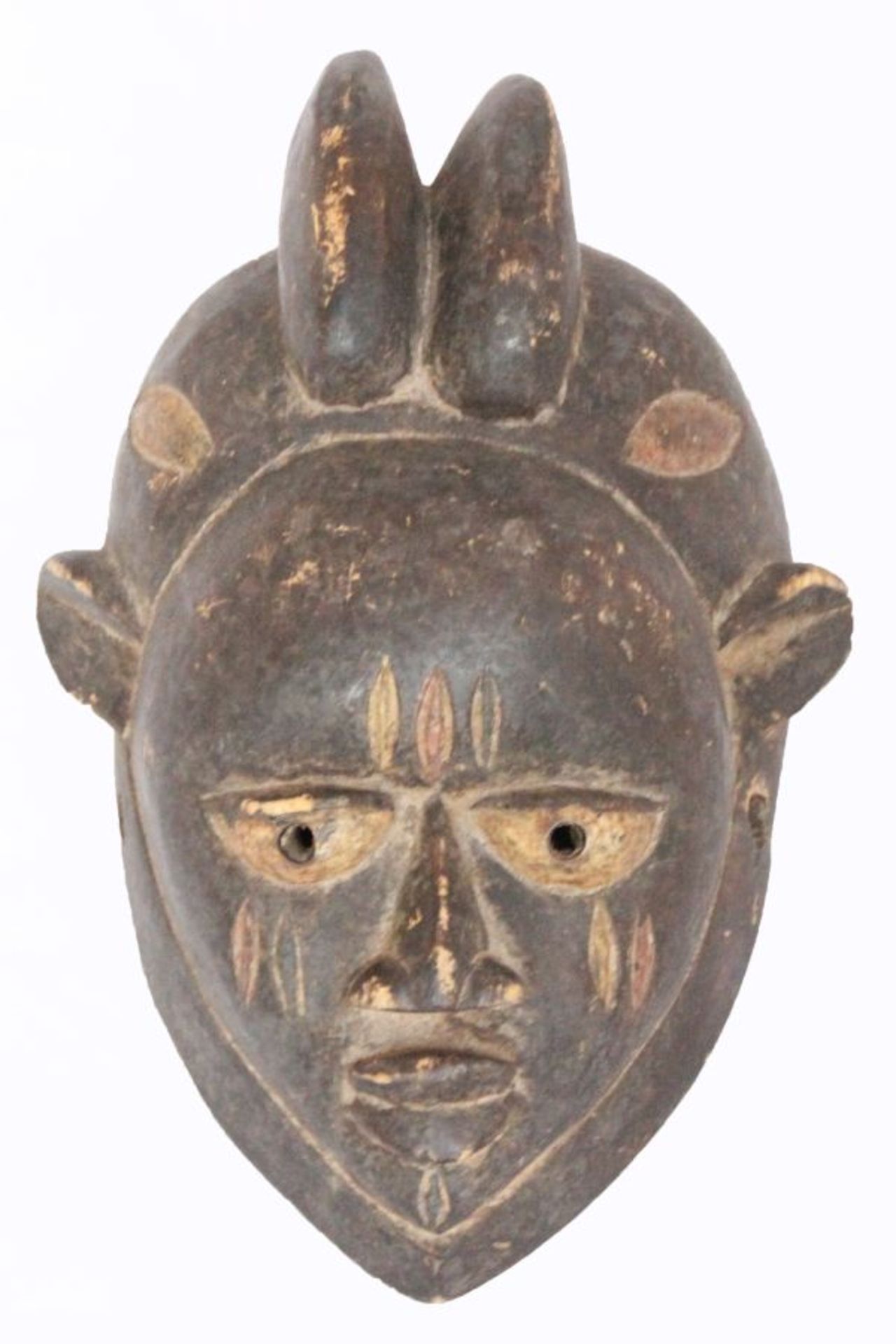 Vorhalte-Maske, Yoruba-Nigeria Holz beschnitzt, Größe ca. 32x23 cm