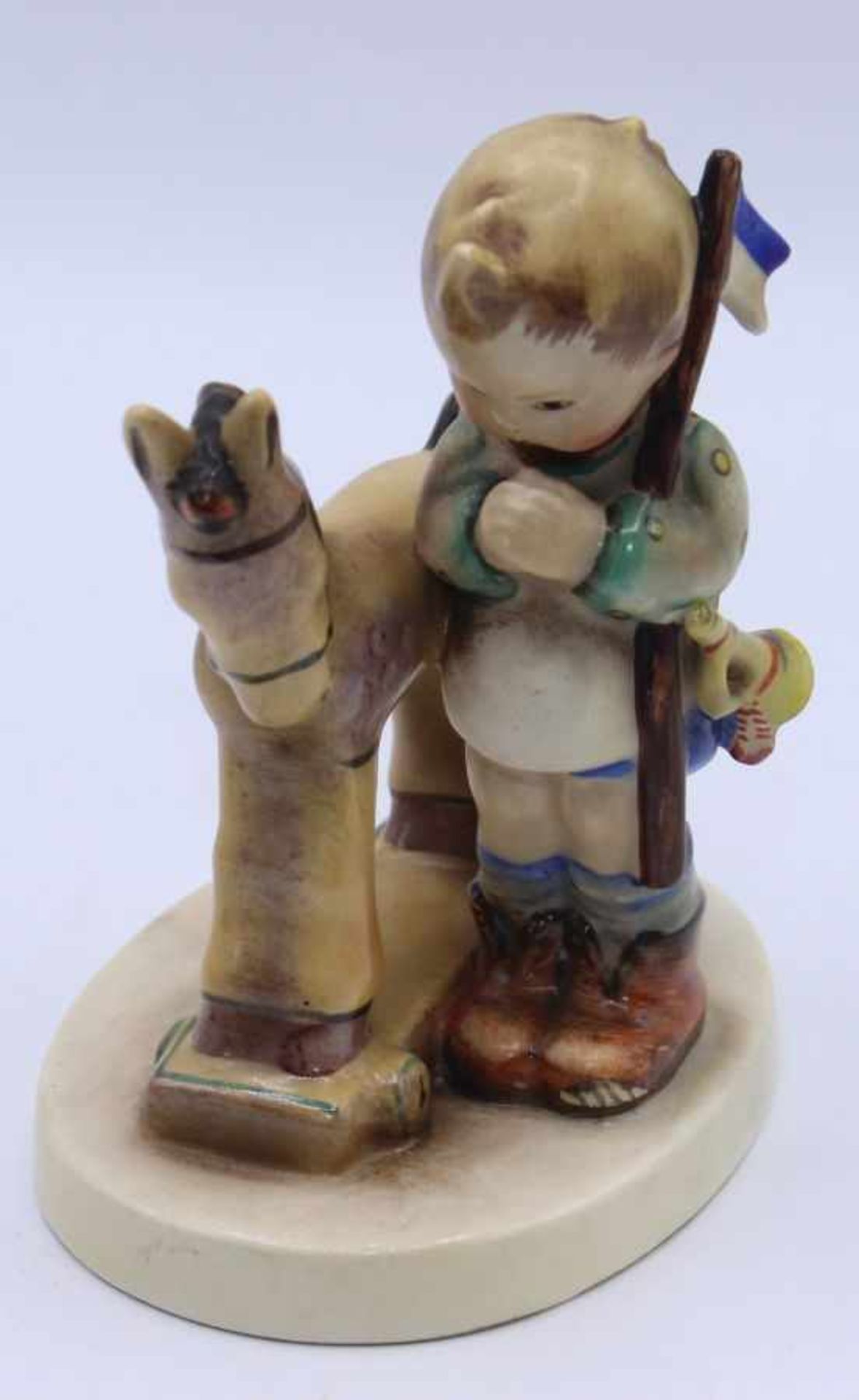 Hummel Figur - Entwurf Reinhold Unger " Der fromme Reitersmann ", Marke 1935-1949, Mod.Nr. 20,