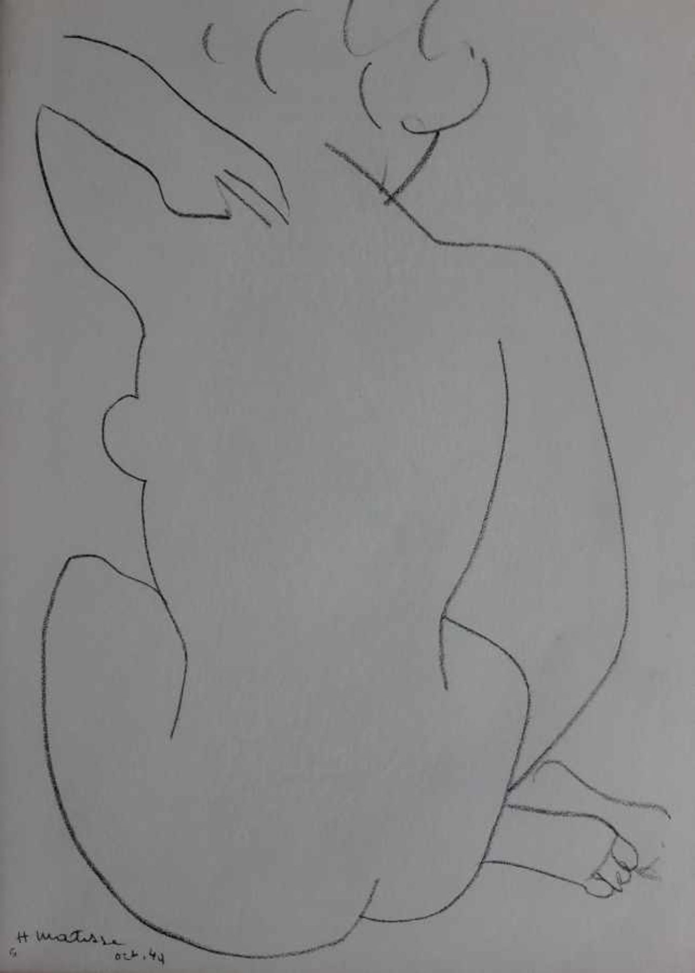 Paar Lithographien - Henri Matisse (1869 Le Cateau- Cambrésis - 1954 Cimiez) nach Zeichnungen, "