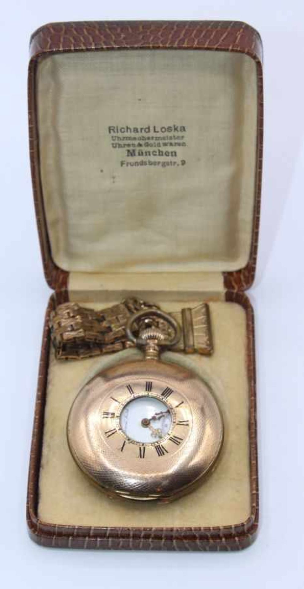 Herrentaschenuhr - Savonette Marke Tavannes Watch Co., Modell Advance, mit Sprungdeckel-