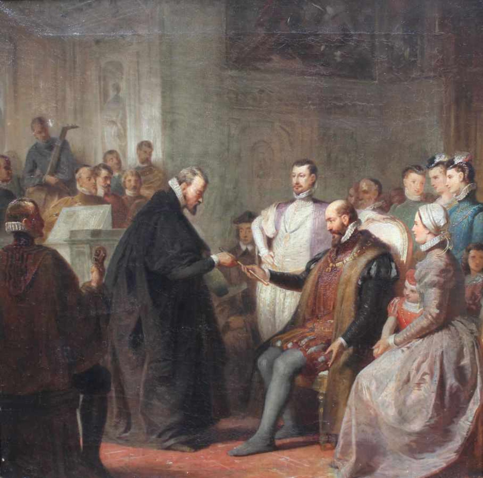 Gemälde - Julius ZIMMERMANN attr. (1824 Augsburg -1906 München) "Herzog Albrecht V von Bayern