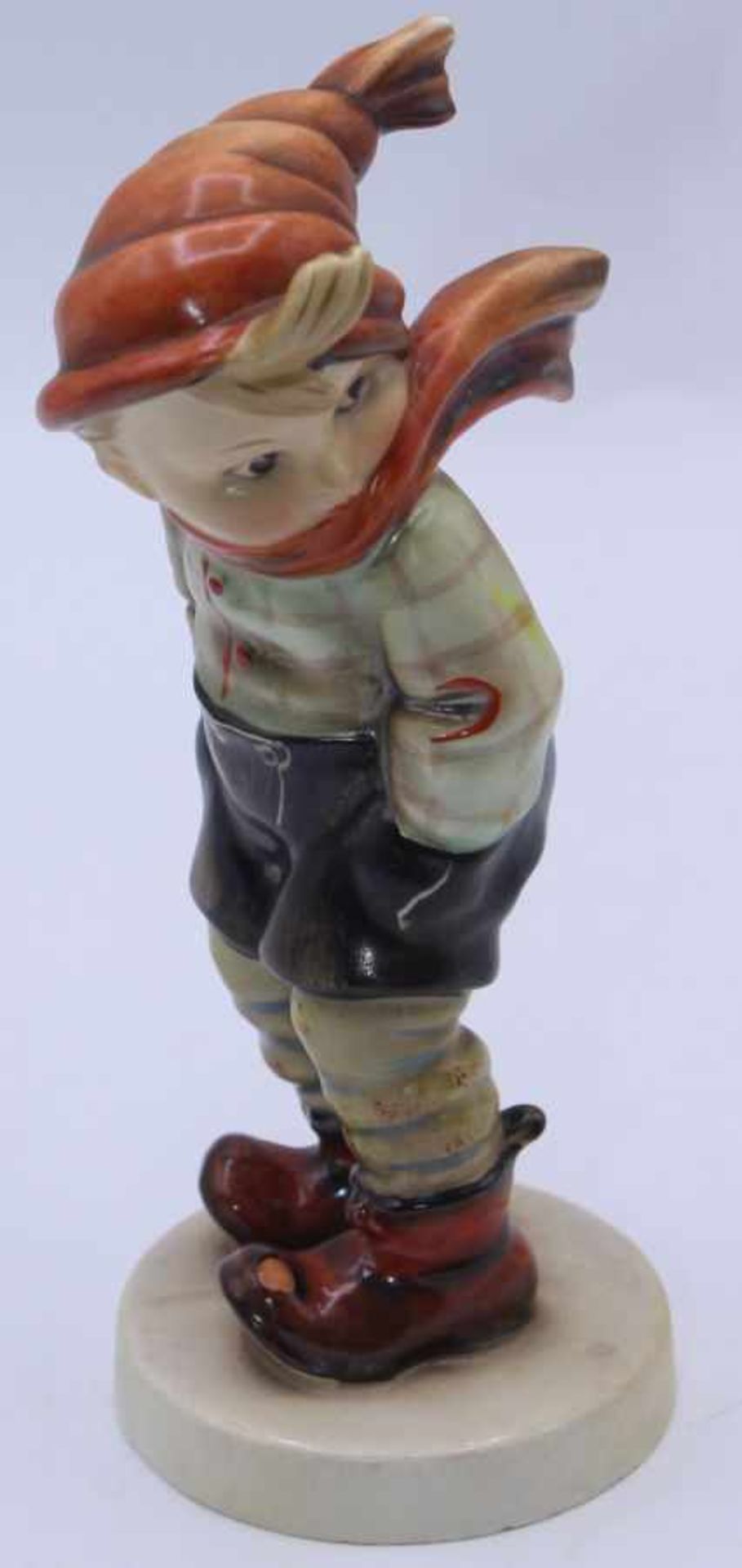 Hummel Figur - Entwurf Reinhold Unger " Lausbua ", Marke 1935-1949, Mod.Nr. 43, hier älteres