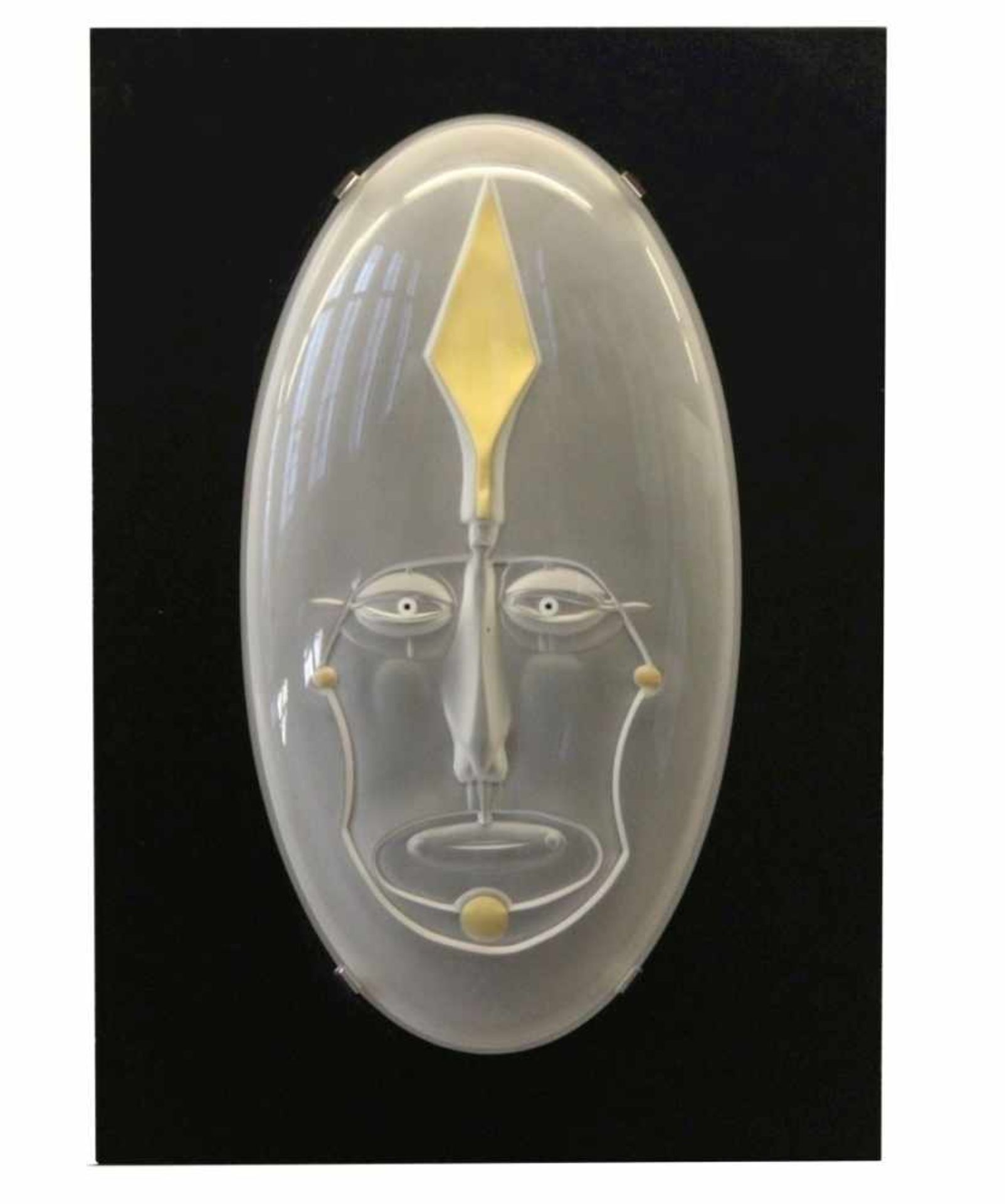 Glasskulptur - Paul Wunderlich (1927 Eberswalde - 2010 Saint-Pierre-de-Vassols) "Massai", Marke