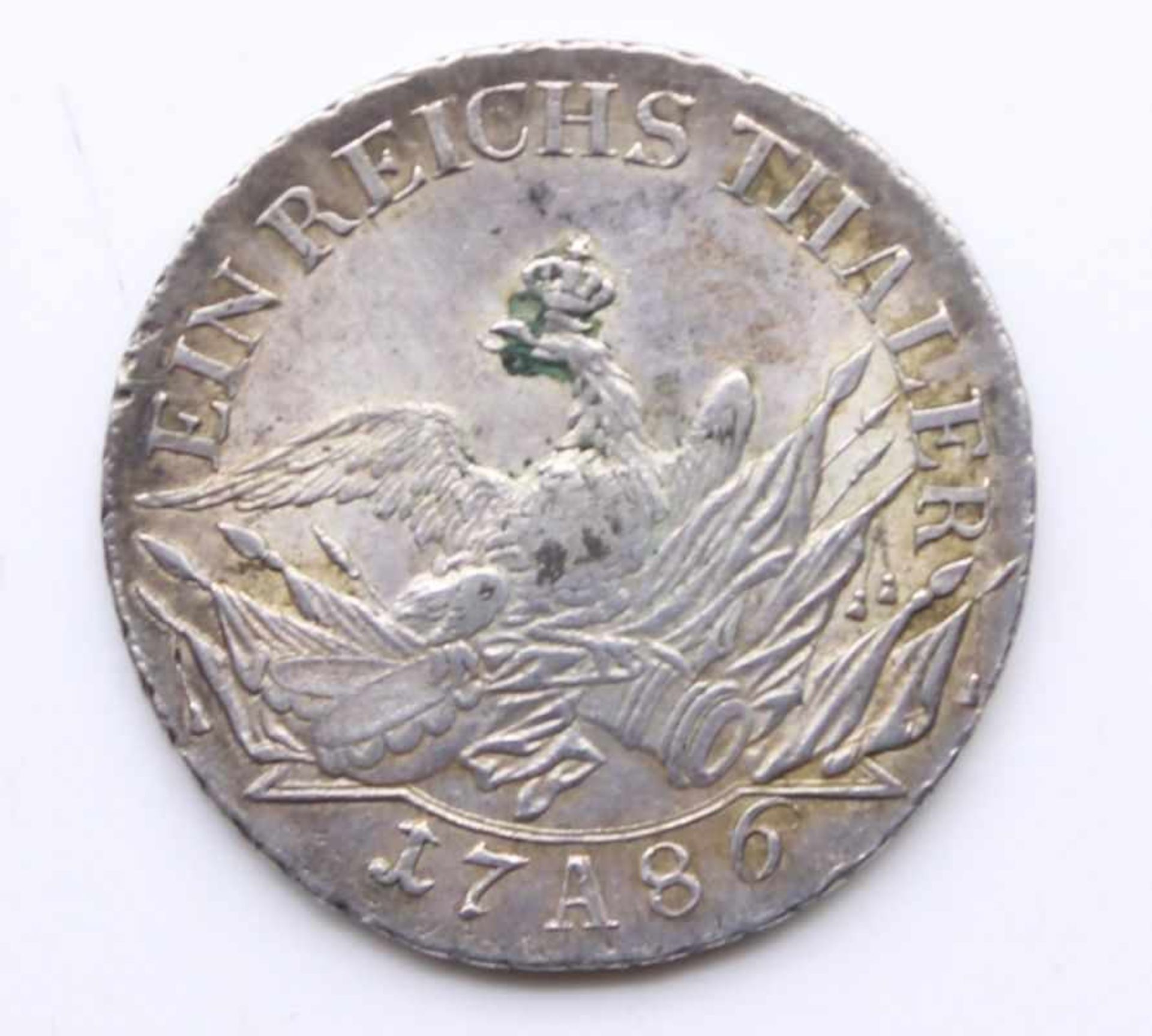 Silbermünze - 1 Reichsthaler Deutsches Reich, 1786 A, König Friedrich der Große