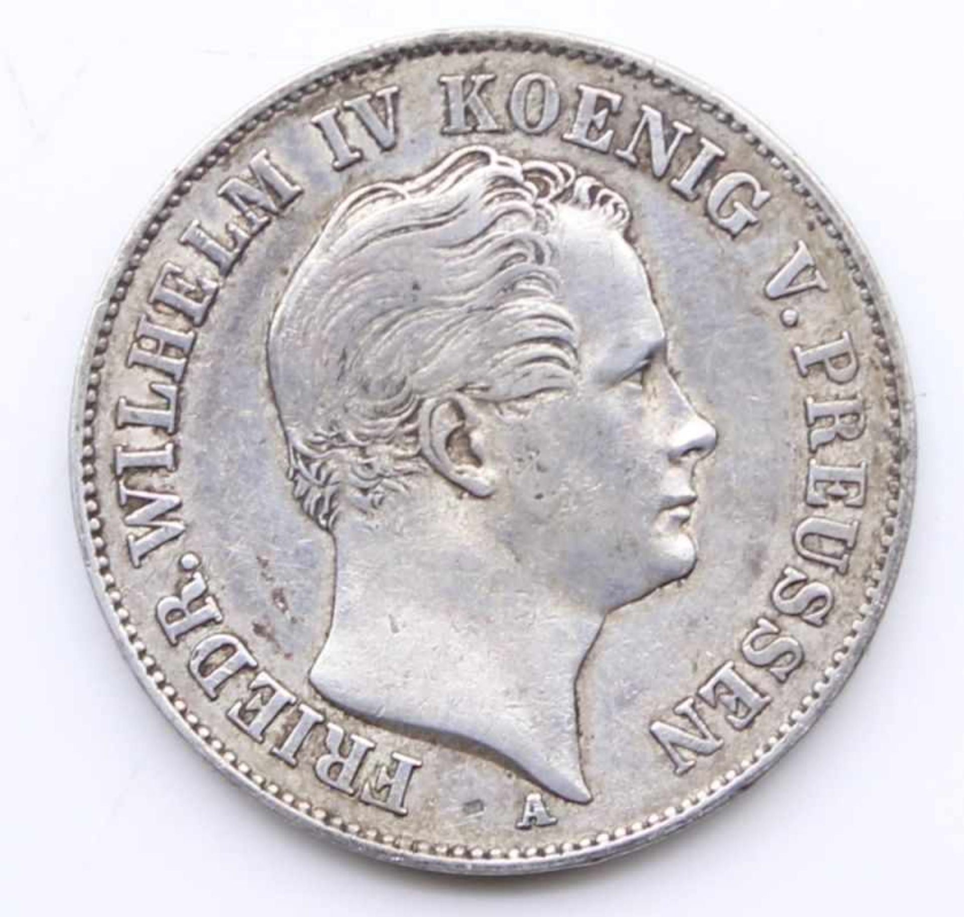 1 Reichsthaler 1849 Segen d. Bergbaues, Rs: Friedrich Wilhelm IV, König von Preussen