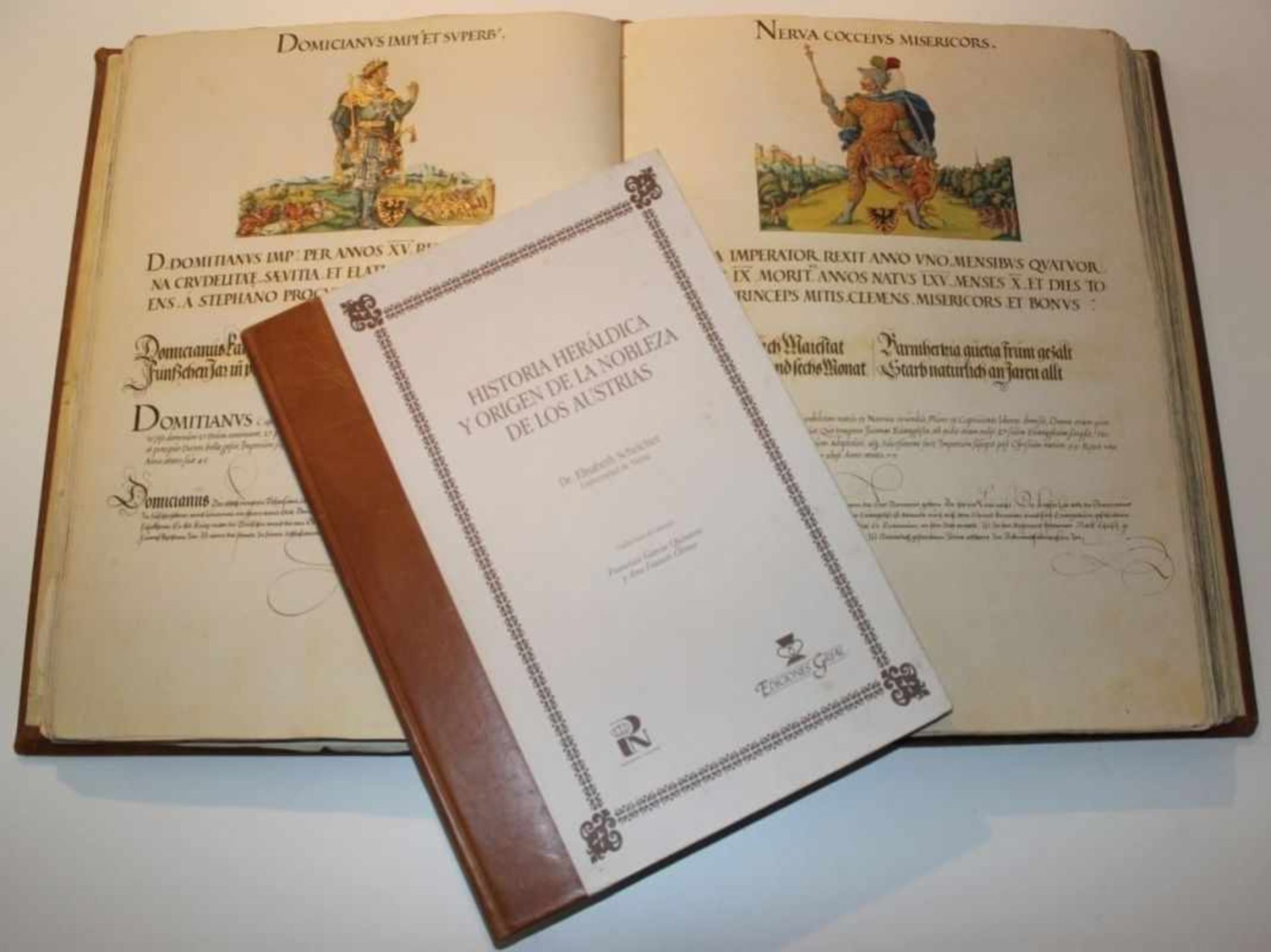 Faksimile - nach Handschrift von 1547 "Historia heráldica y origen de la nobleza de los Austrias",