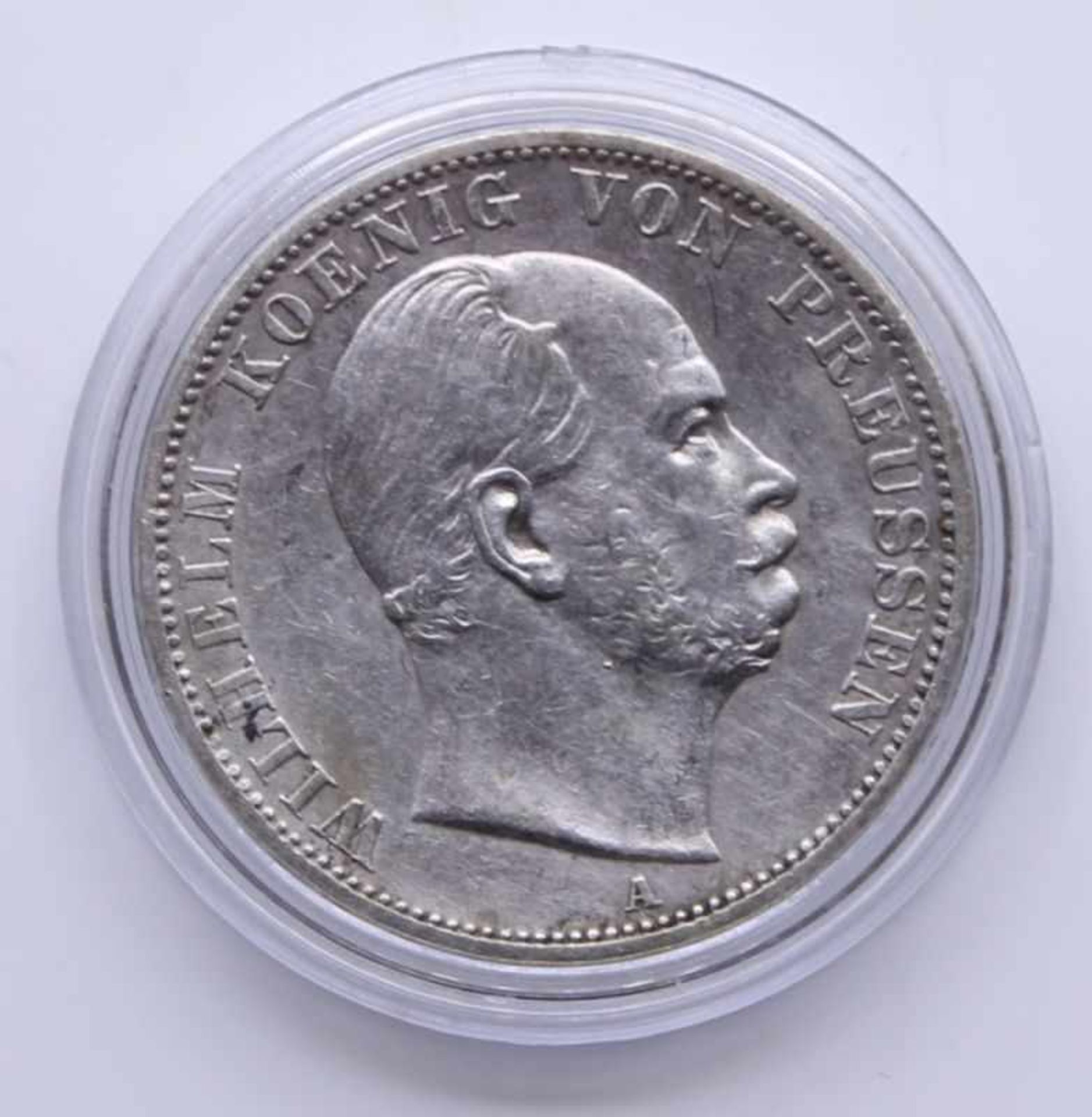 Vereinsthaler- XXX. Ein Pfund fein 1867 A, Wilhelm II. König von Preussen, 18,5 Gramm