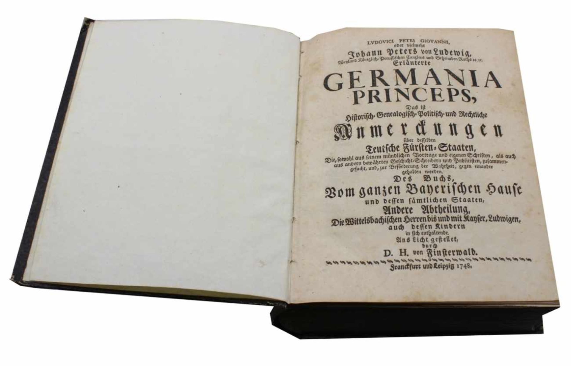 Buch - Johann Peter von Ludewig (1668 Schloss Honhardt bei Crailsheim - 1743 Halle an der Saale) "