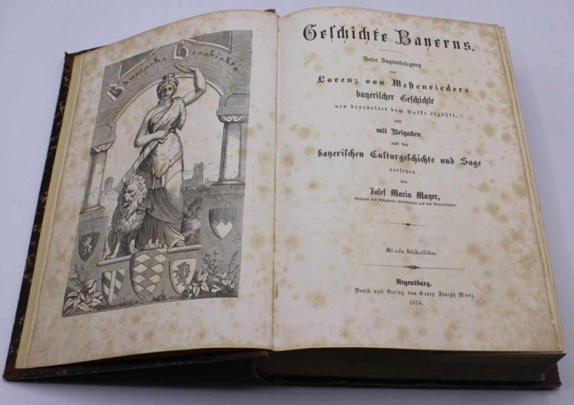 Buch - Josef Maria Mayer Geschichte Bayerns Unter Zugrundelegung von Lorenz von Westenrieders