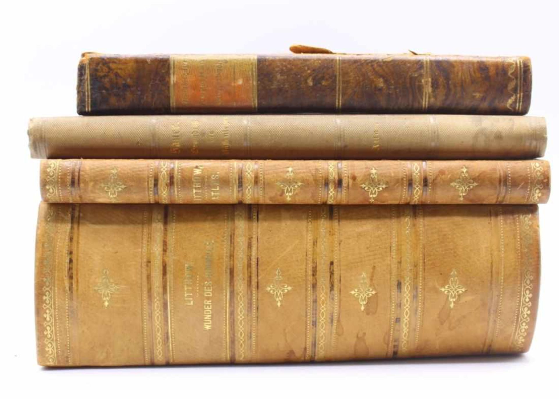 Lot Bücher aus dem 19.Jahrhundert 1. Buch Joseph Johann von Littrow (1781 Bischofteinitz - 1840