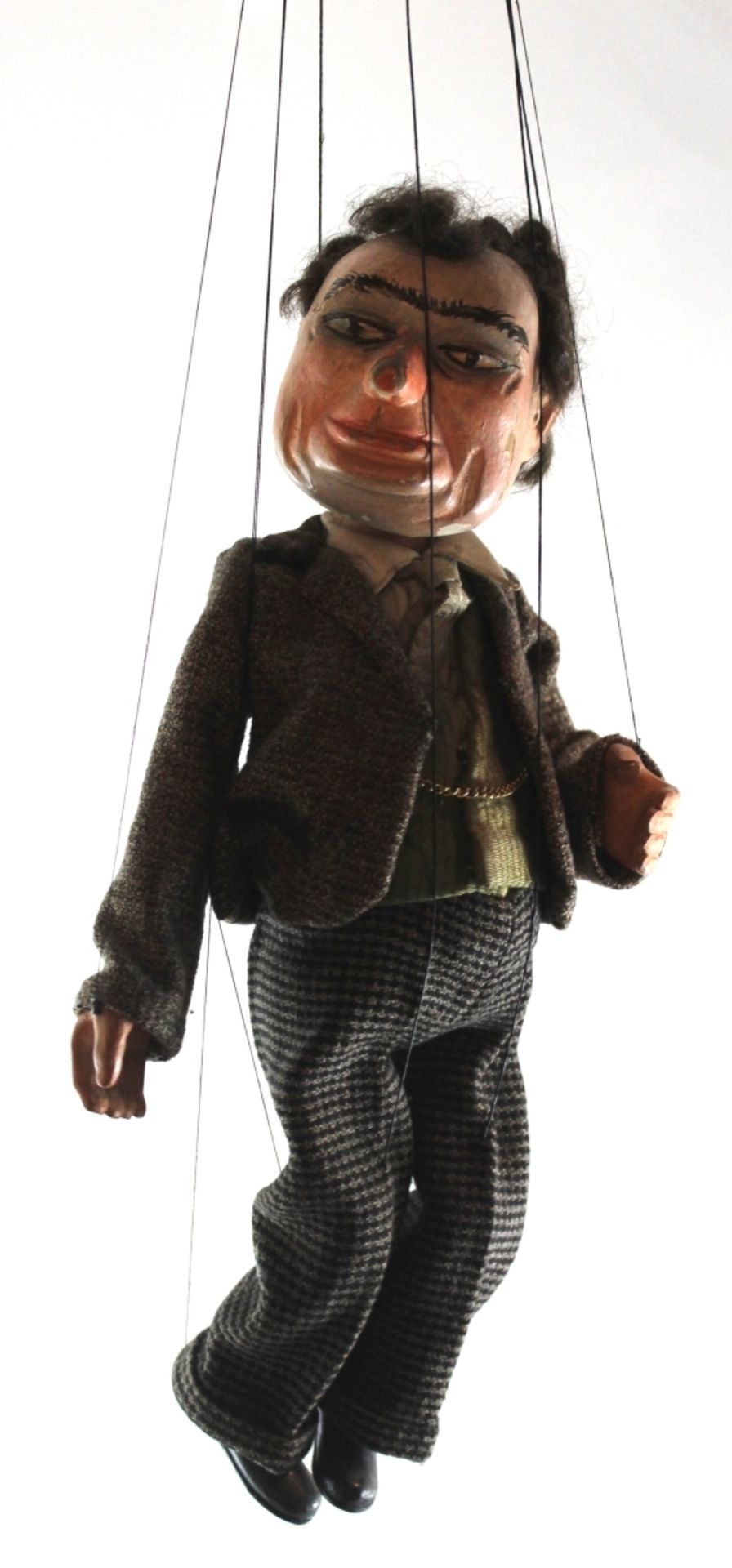Marionette - Künstlerpuppe Unikat, 20.Jahrhundert, Höhe ca. 35 cm