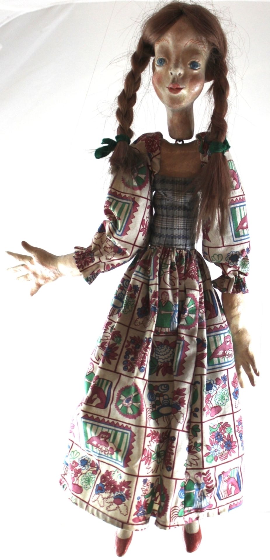 Marionette - Künstlerpuppe Unikat, 20.Jahrhundert, Länge ca. 65 cm